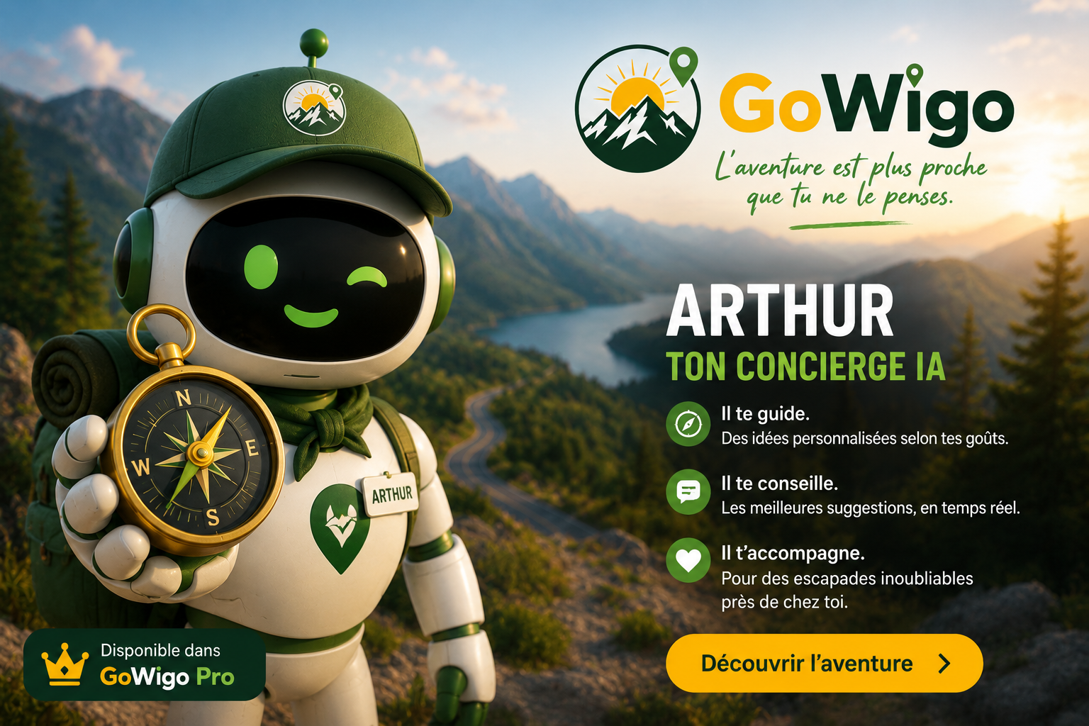 Arthur, ton concierge IA GoWigo
